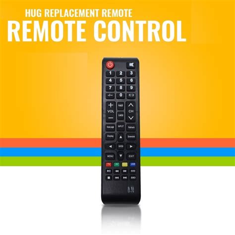 hug tv remote app|SATA Universal Replacement Remote Control for HUG LED TV .